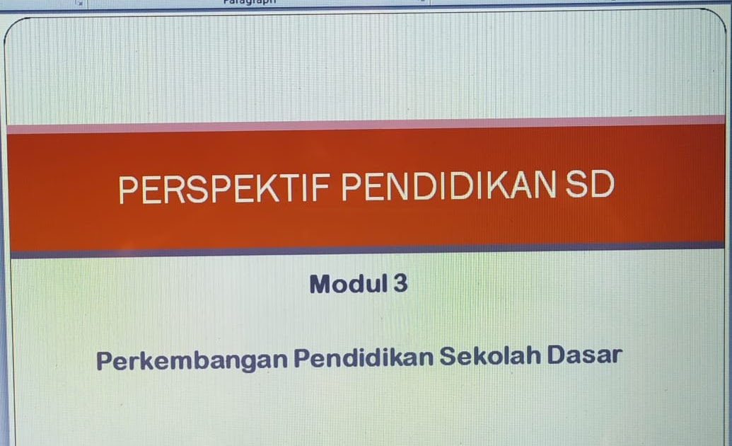 Rangkuman Modul 11 Dan 12 Perspektif Pendidikan Sd