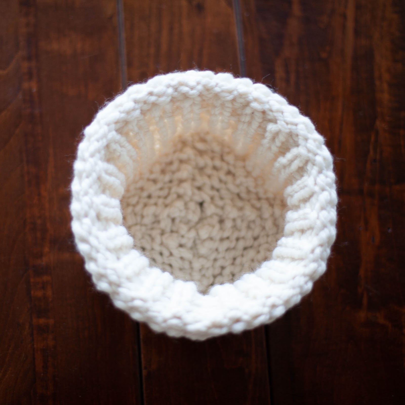 Loom Knit Basket (Free Pattern) Loom Knitting by This Moment is Good!