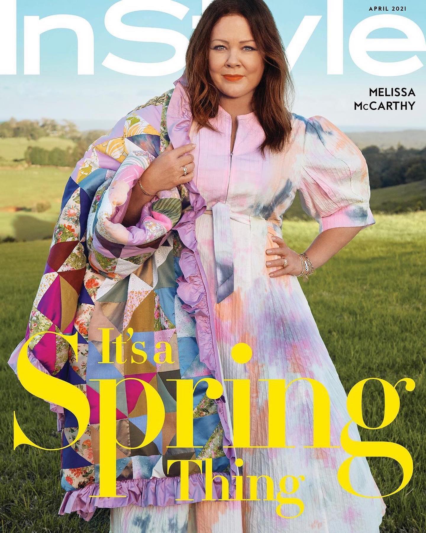 DIARY OF A CLOTHESHORSE: Melissa McCarthy covers InStyle US April 2021