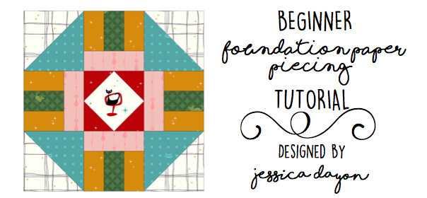 Beginner's paper piecing sewing pattern (free download)