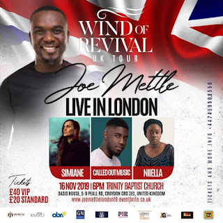 Joe Mettle to Tour Uk for his Wind of Revival World this weekend - Gospel Hypers
