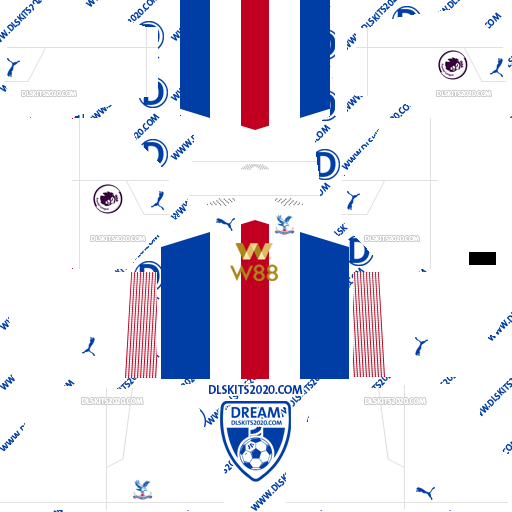 Crystal Palace FC 2019-2020 Dream League Soccer Kits & Logo