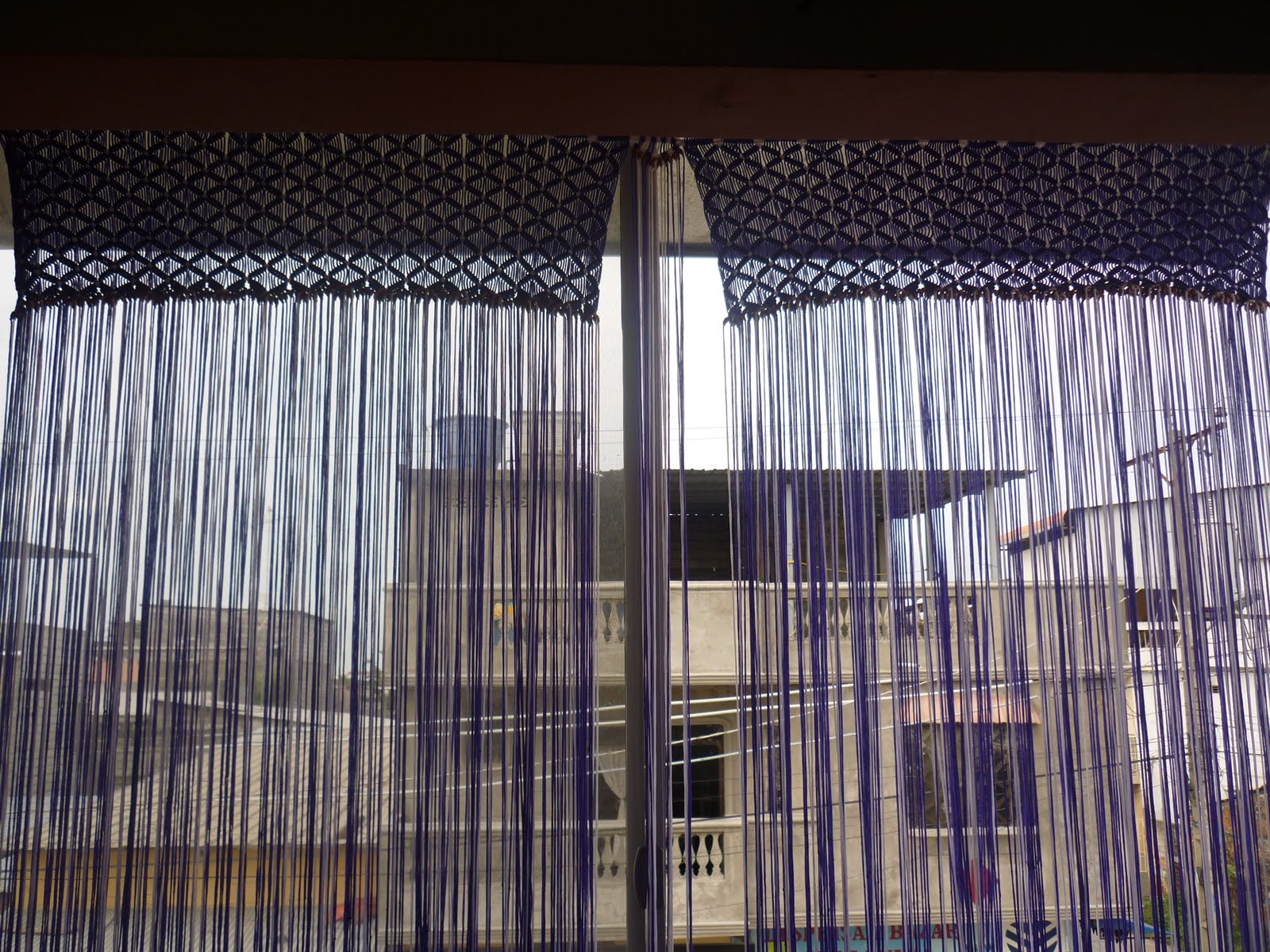 hago carteras en MACRAME TODO MODELOS CORTINAS EN MACRAME