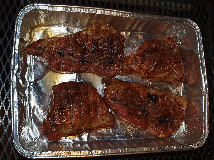 Pellet Smoker Cooking Country Ribs, cheesy potatoes, & corn