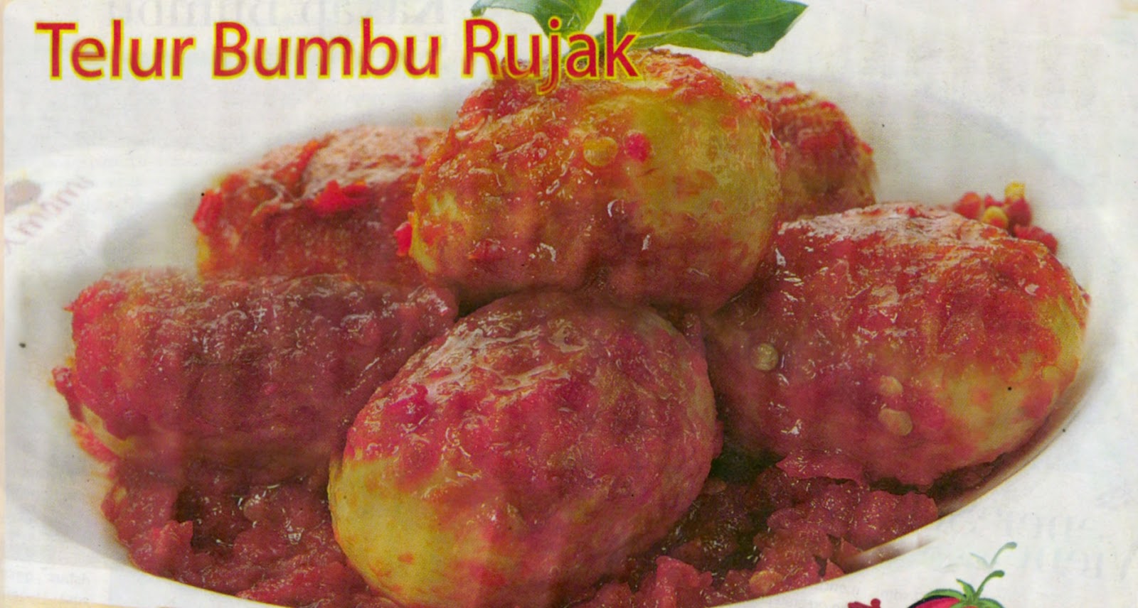 Resep Telur Telur Bumbu Rujak