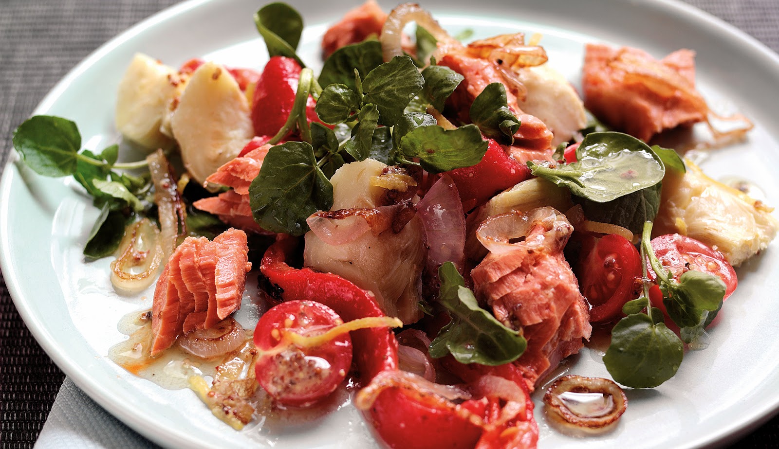 Salmon Capri Salad Recipe - Wild Alaska Salmon & Seafood