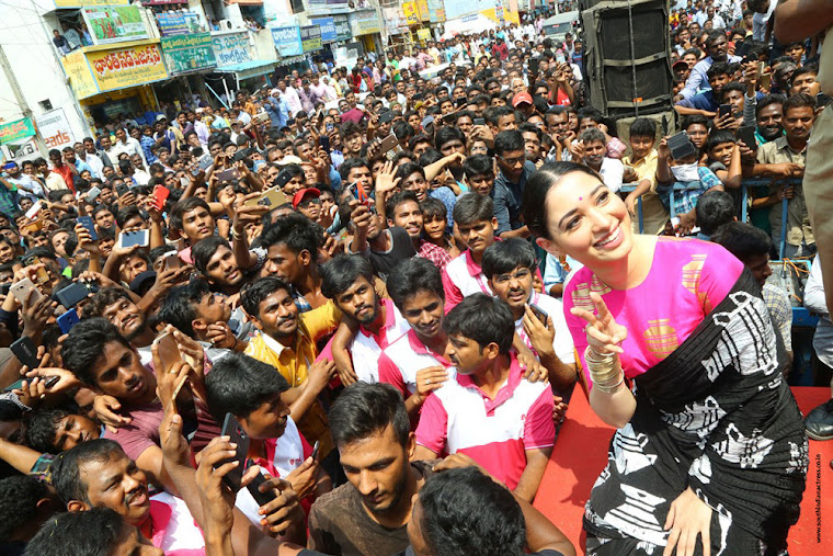 Tamannaah launches B New Mobile Store at Proddatur