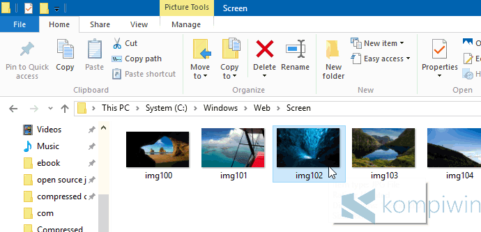 Di Manakah Folder Tempat Semua Wallpaper Default Di Windows