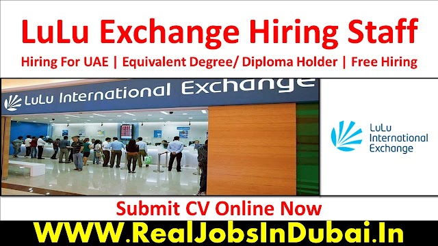 Lulu Exchange Careers Jobs Opportunities In UAE - 2022