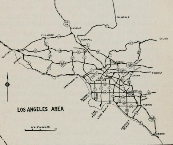 California State Route 2 On The Glendale Freeway