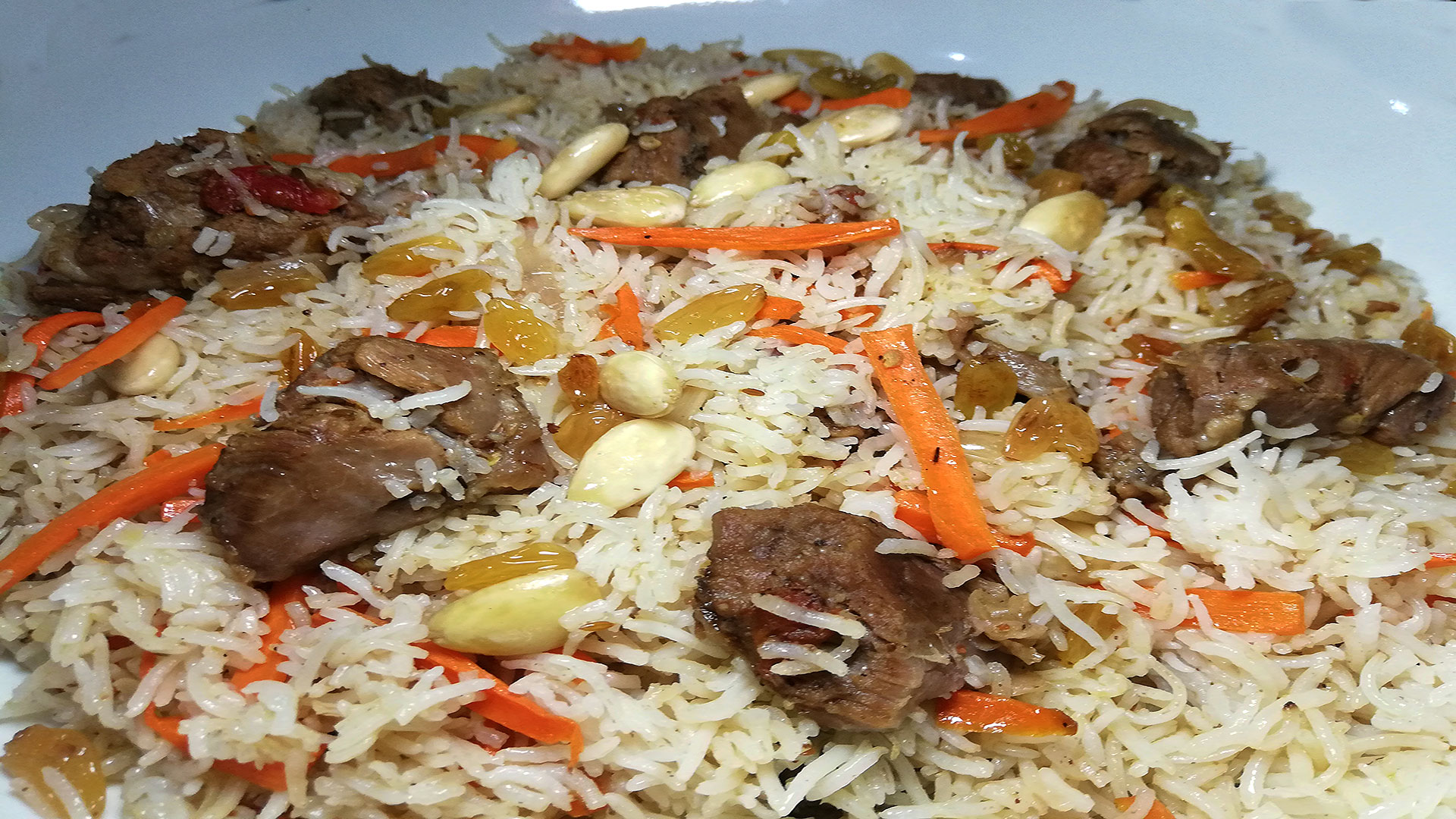 Kabuli Pulao Recipe | Easy to make Tender Meat | Original Afghani ...