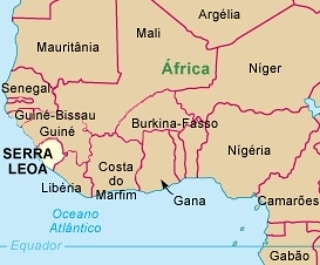 Países no Continente Africano: Serra Leoa