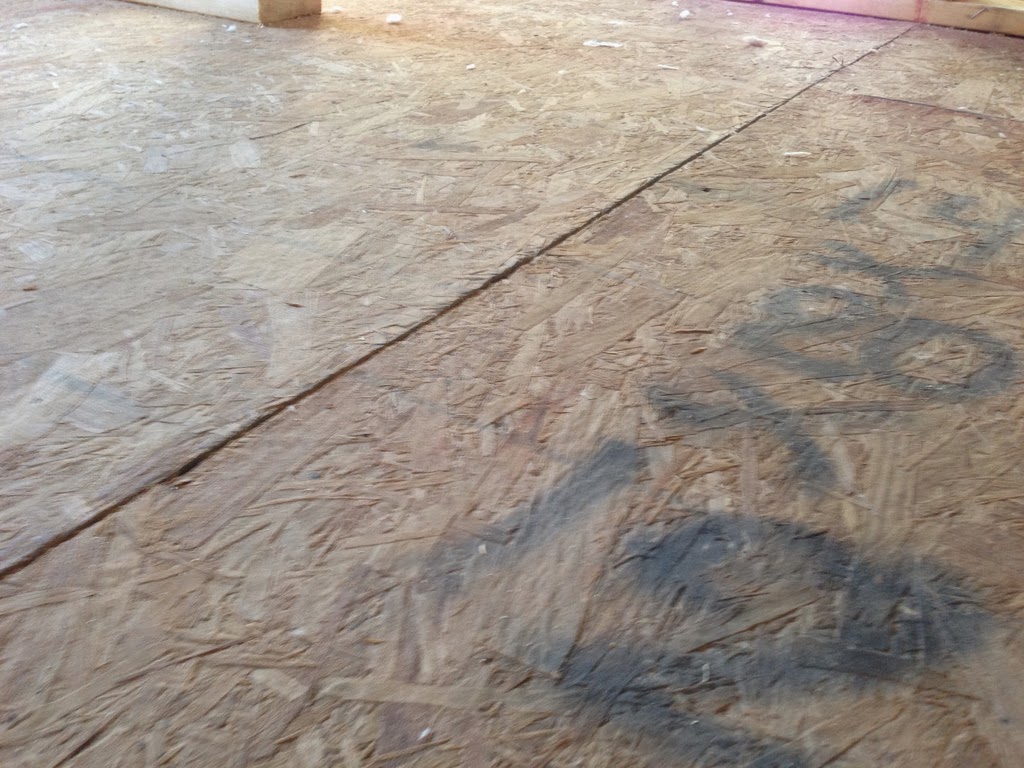 Price Creek DIY Subfloor Sanding