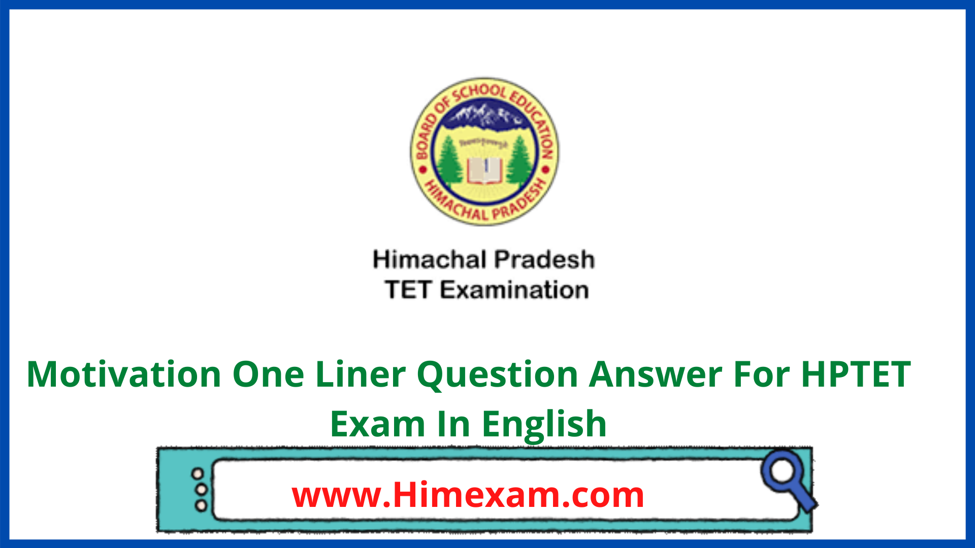 Motivation One Liner Question Answer For HPTET Exam In English Motivation One Liner Question Answer For HPTET Exam In English