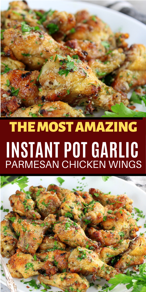 Instant Pot Garlic Parmesan Chicken Wings