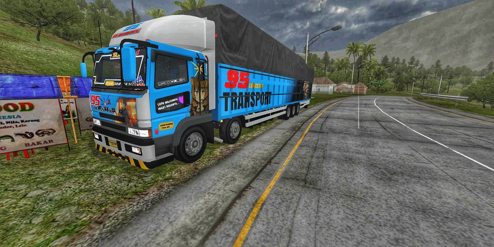 MOD TRUCK FUSO SUPER GREAT TRIBAL BUSSID V3 - MASADI.ID