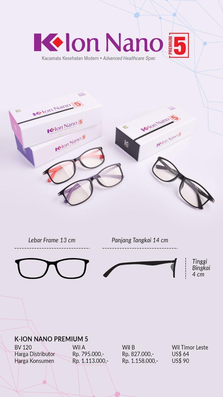 Perbedaan Kacamata K-ion Nano Biasa Dan Premium 5 ~ Distributor Bio