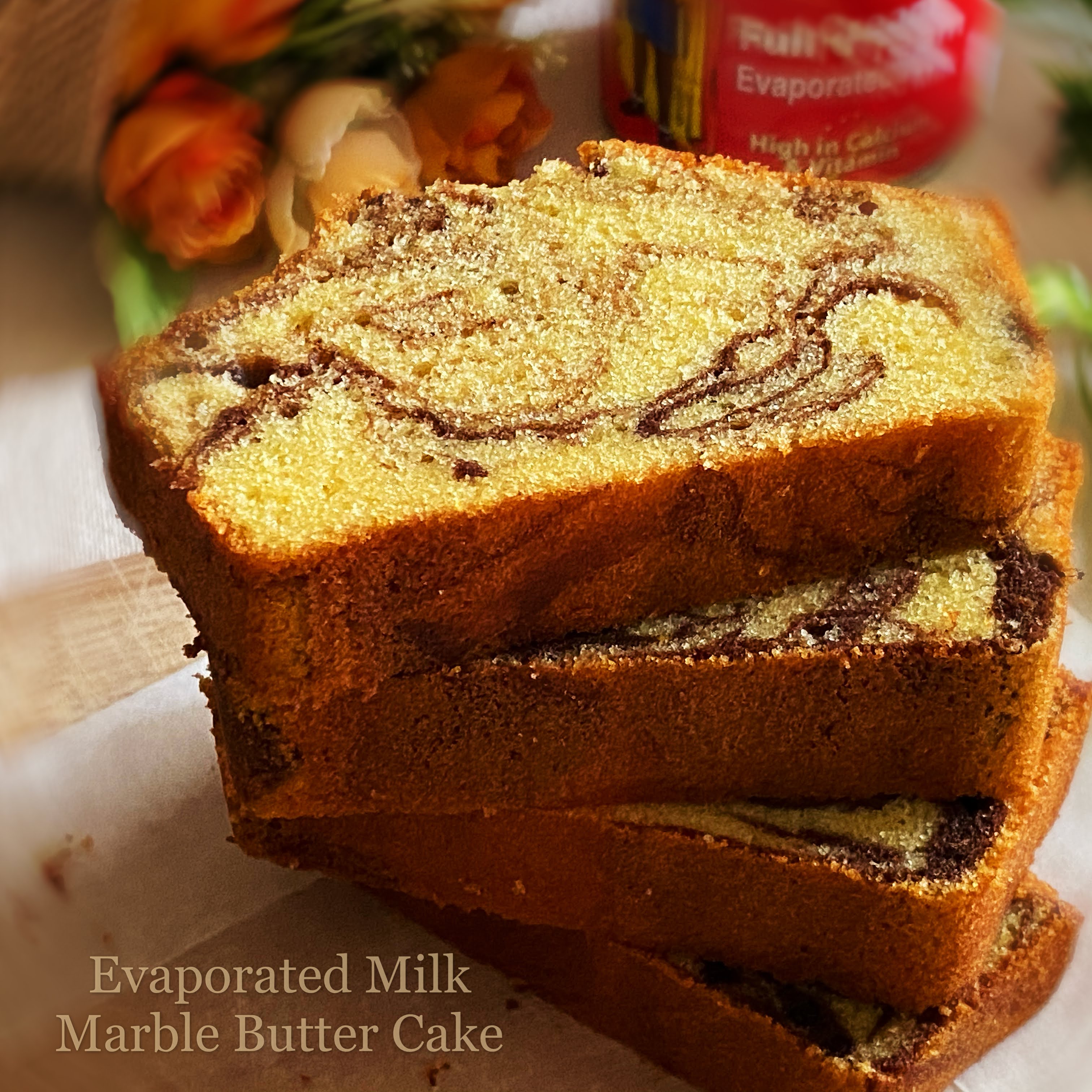 My Mind Patch Evaporated Milk Marble Butter Cake