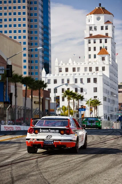 World Challenge Nissan Skyline GT-R R34 at Long Beach