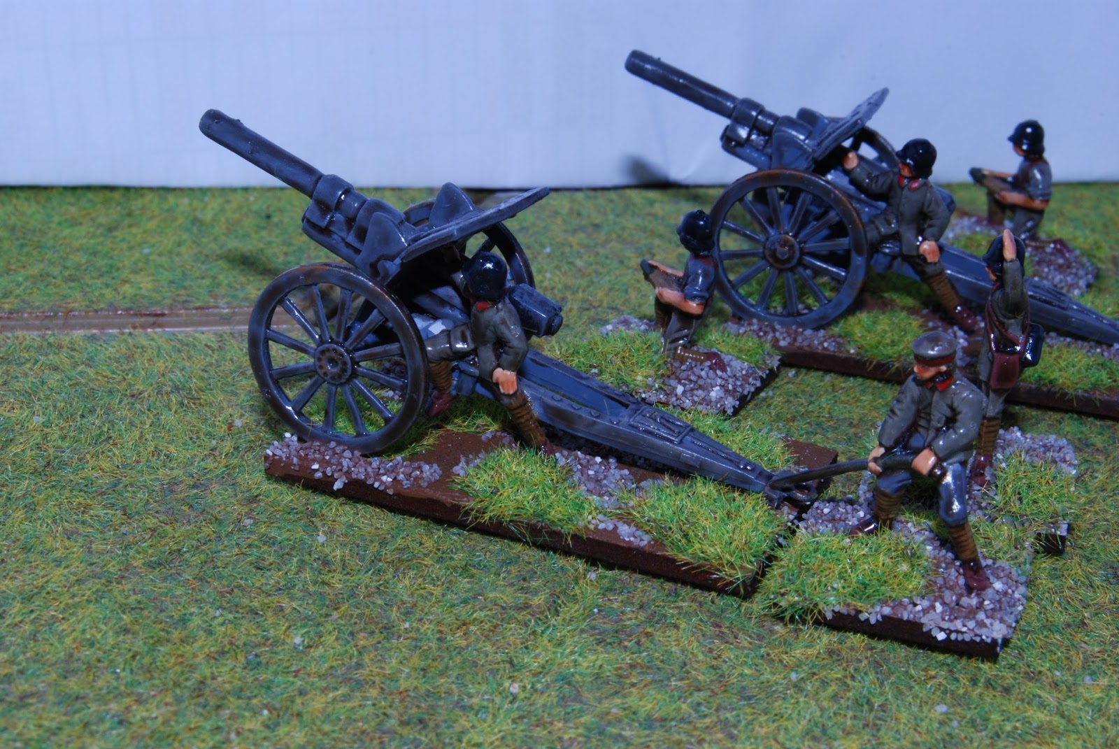 sediment's wargame blog 20mm Late WW1 German artillery