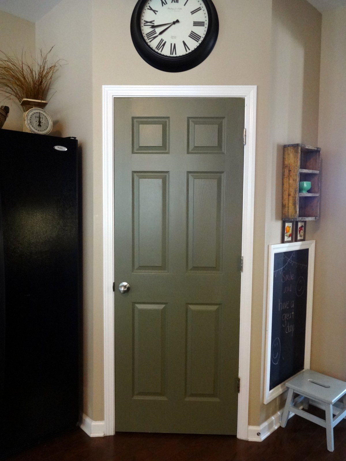 our life... painted pantry door