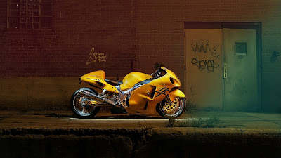 yellow sports bike hd wallpaper