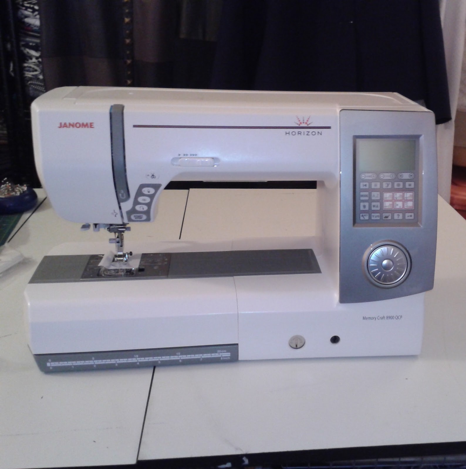 Diary of a Sewing Fanatic She's Here the Janome Horizon 8900QCP