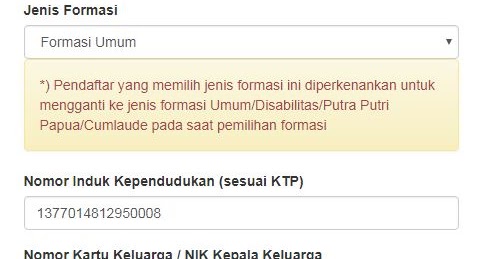 MacamMacam Pesan Error Ketika Membuat Akun SSCN 2018 dan Solusinya