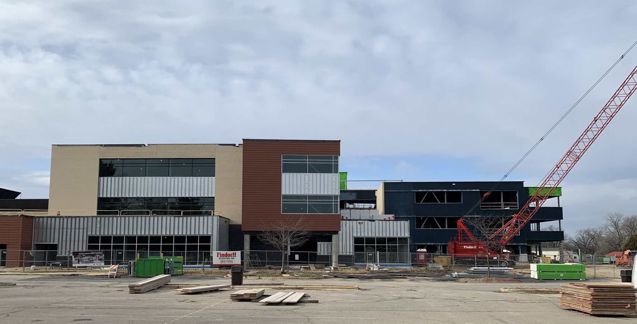 Retiring Guy's Digest Middleton High School Phase 1 expansion and