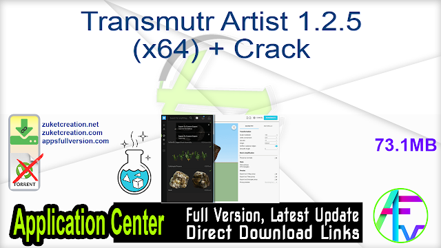 Transmutr Artist 1.2.5 (x64) + Crack