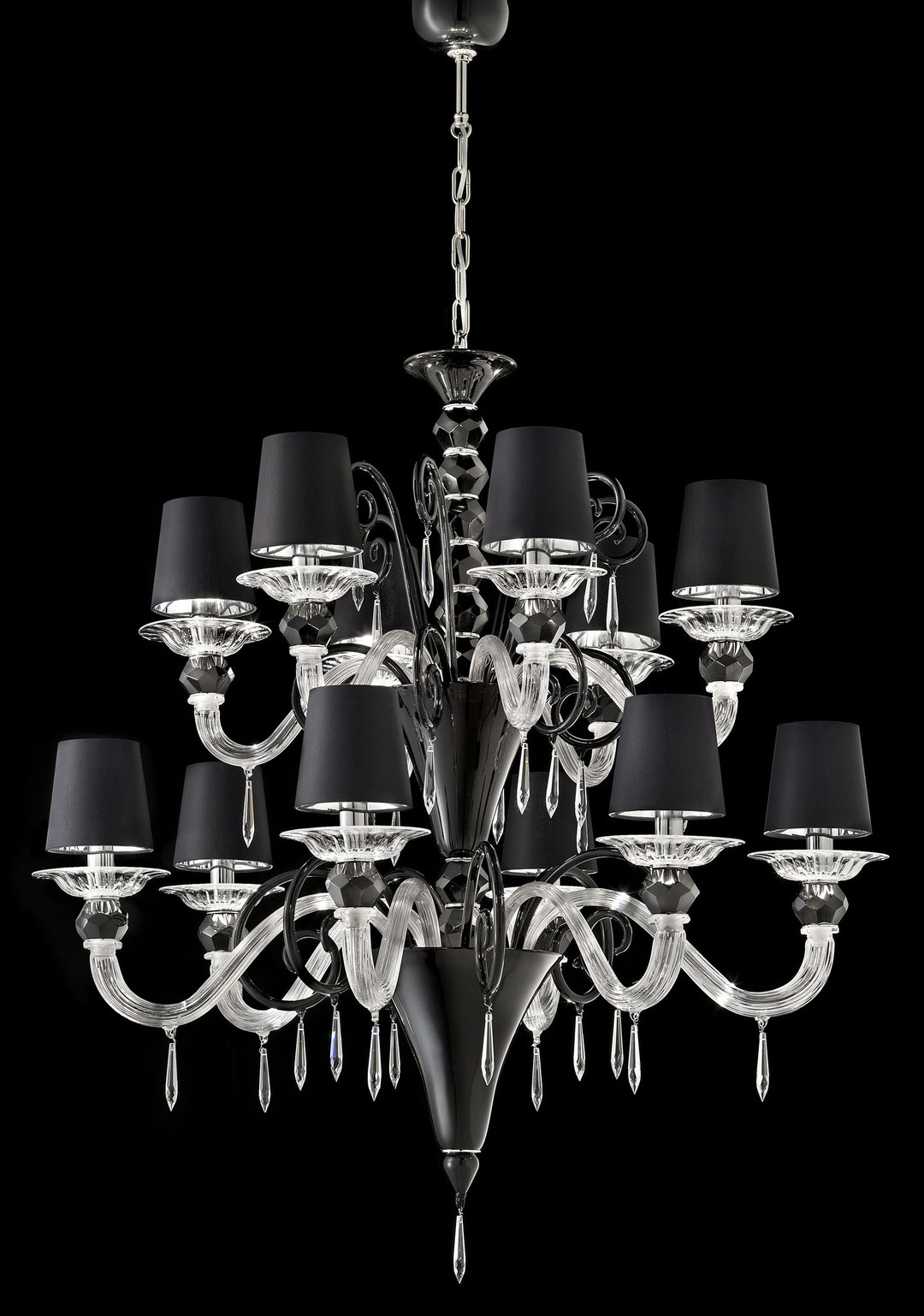 GOLDENHAITAI Lot De 12 Perles De Remplacement En Cristal De Verre Pour Lustres, Cristaux à Suspendre Pour Décoration De Lustres