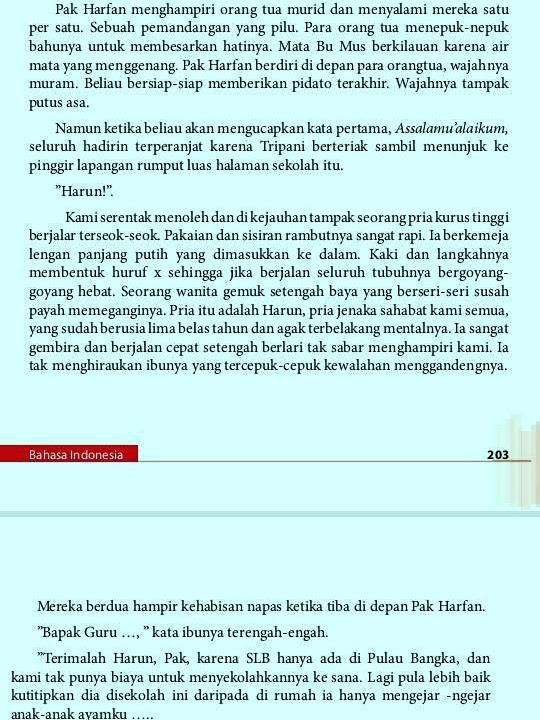 71+ Kutipan Novel Laskar Pelangi Berikut Kemudian Buatlah