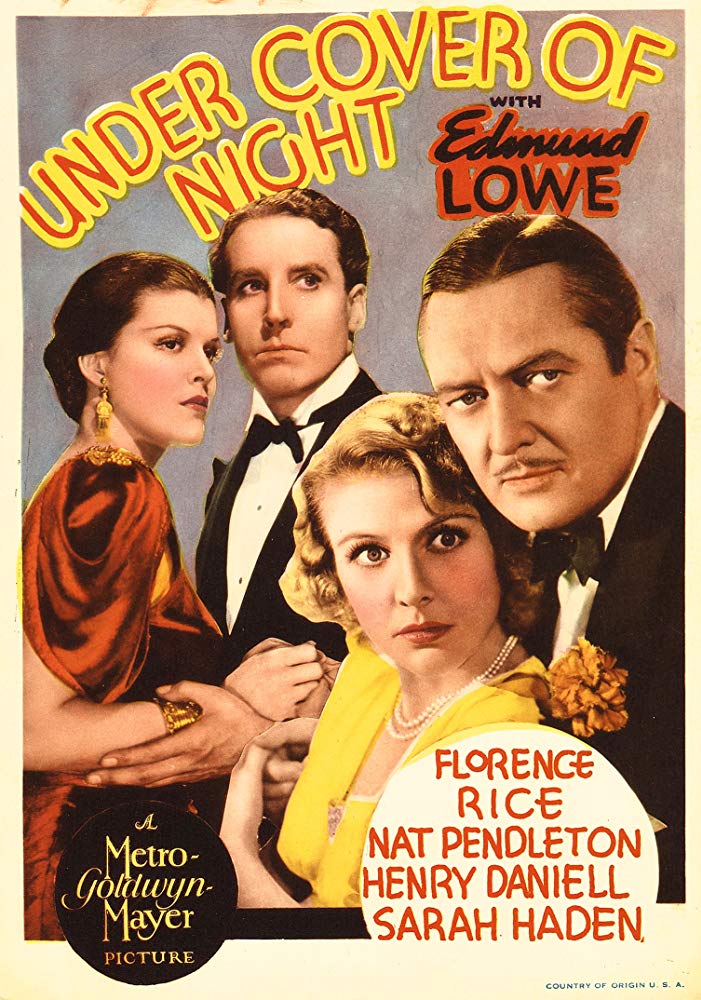 Laura's Miscellaneous Musings Tonight's Movie Under Cover of Night (1937)