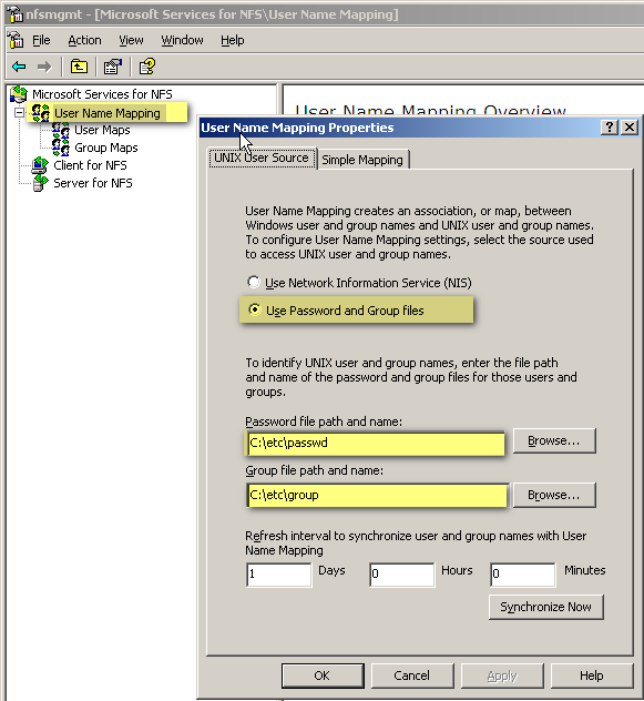 Windows Server 2003 R2 NFS Server Setup Simple Tutorial