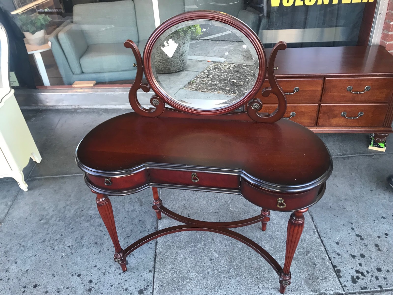 UHURU FURNITURE & COLLECTIBLES **SOLD** 30558 Bombay Co. 18” x 49” x