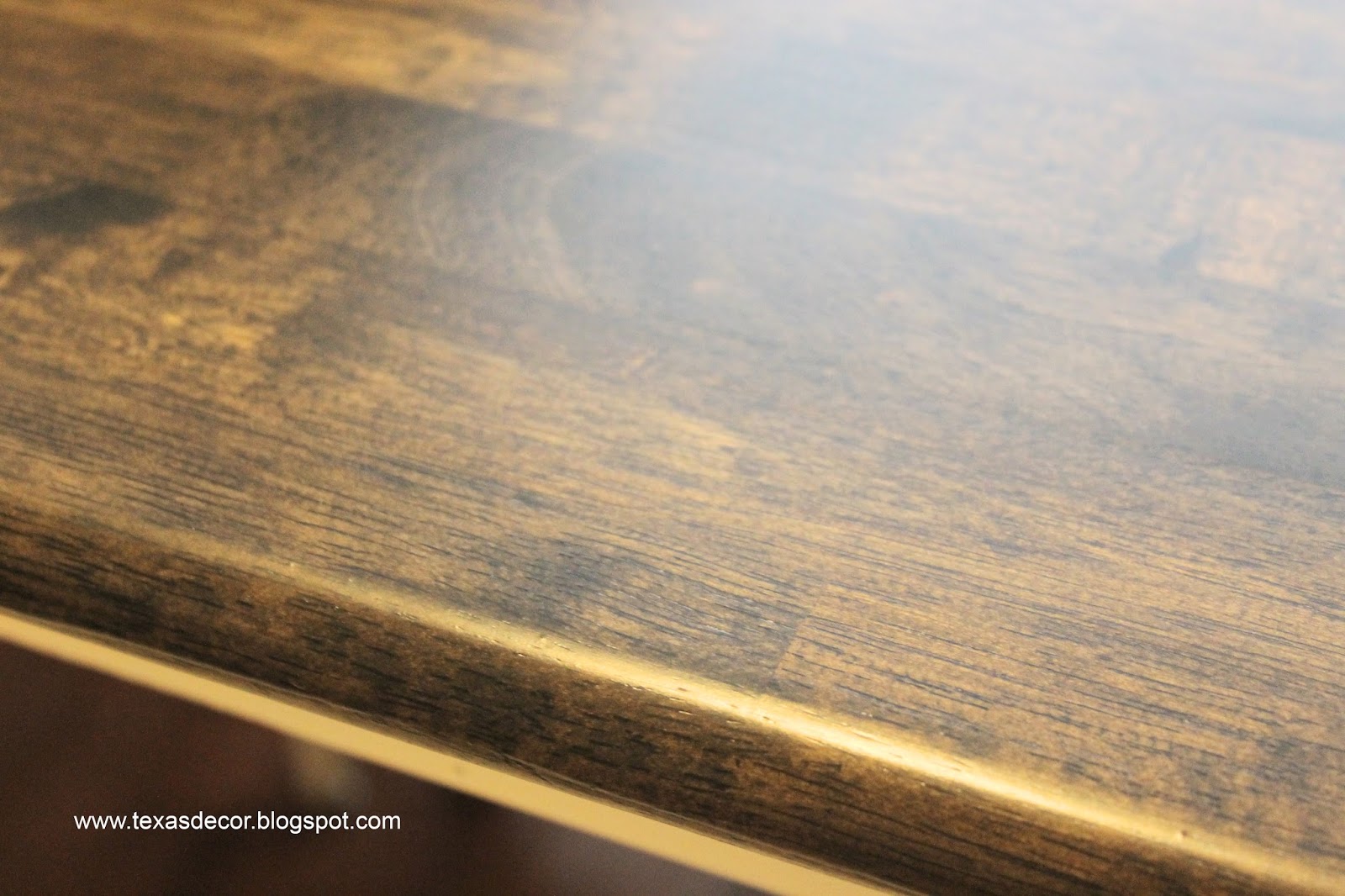 Texas Decor Painted and Stained Kitchen Table A Tutorial