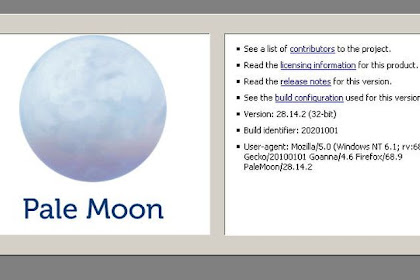 Pale Moon, Browser Modern Yang Ringan Support Windows XP