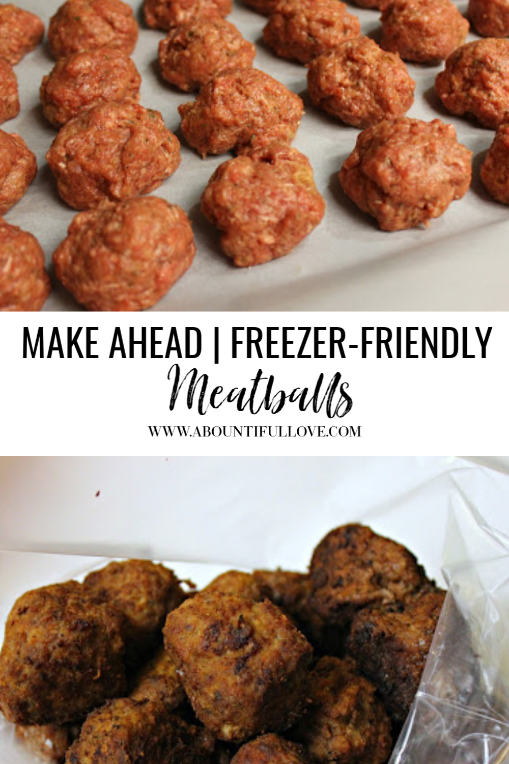 Make Ahead Meatballs A Bountiful Love