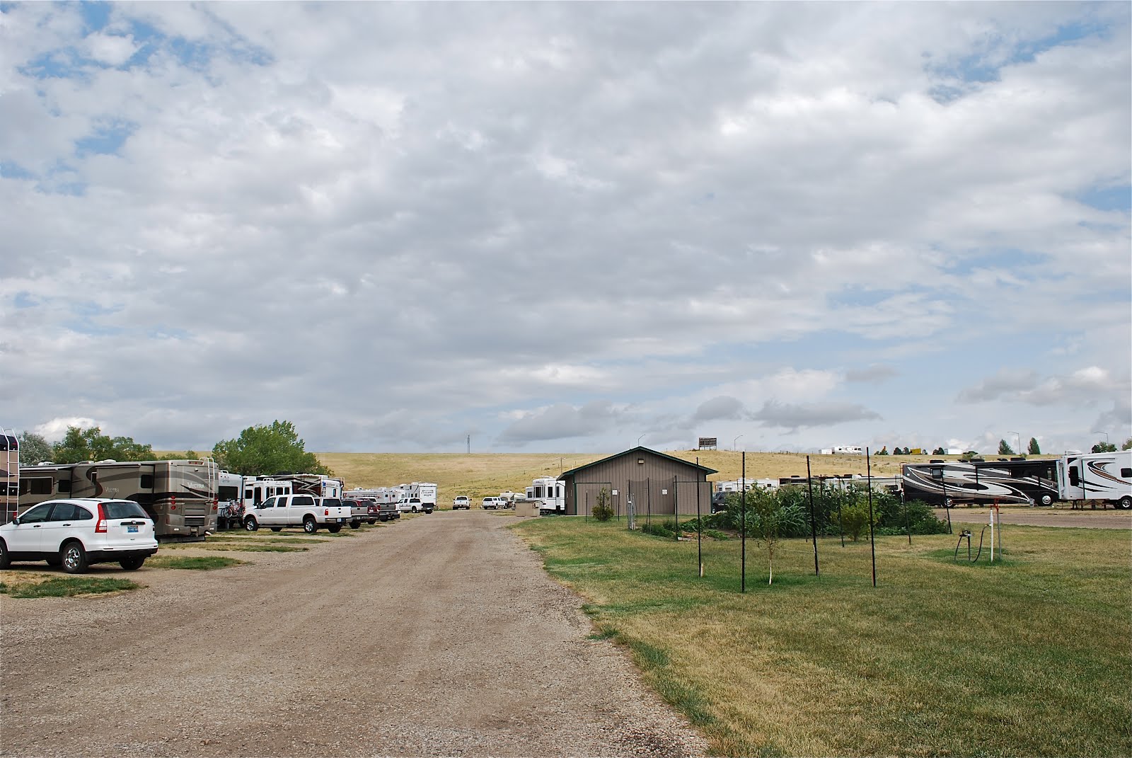 BLUE SKY AHEAD Peter D's RV Park, Sheridan, Wyoming