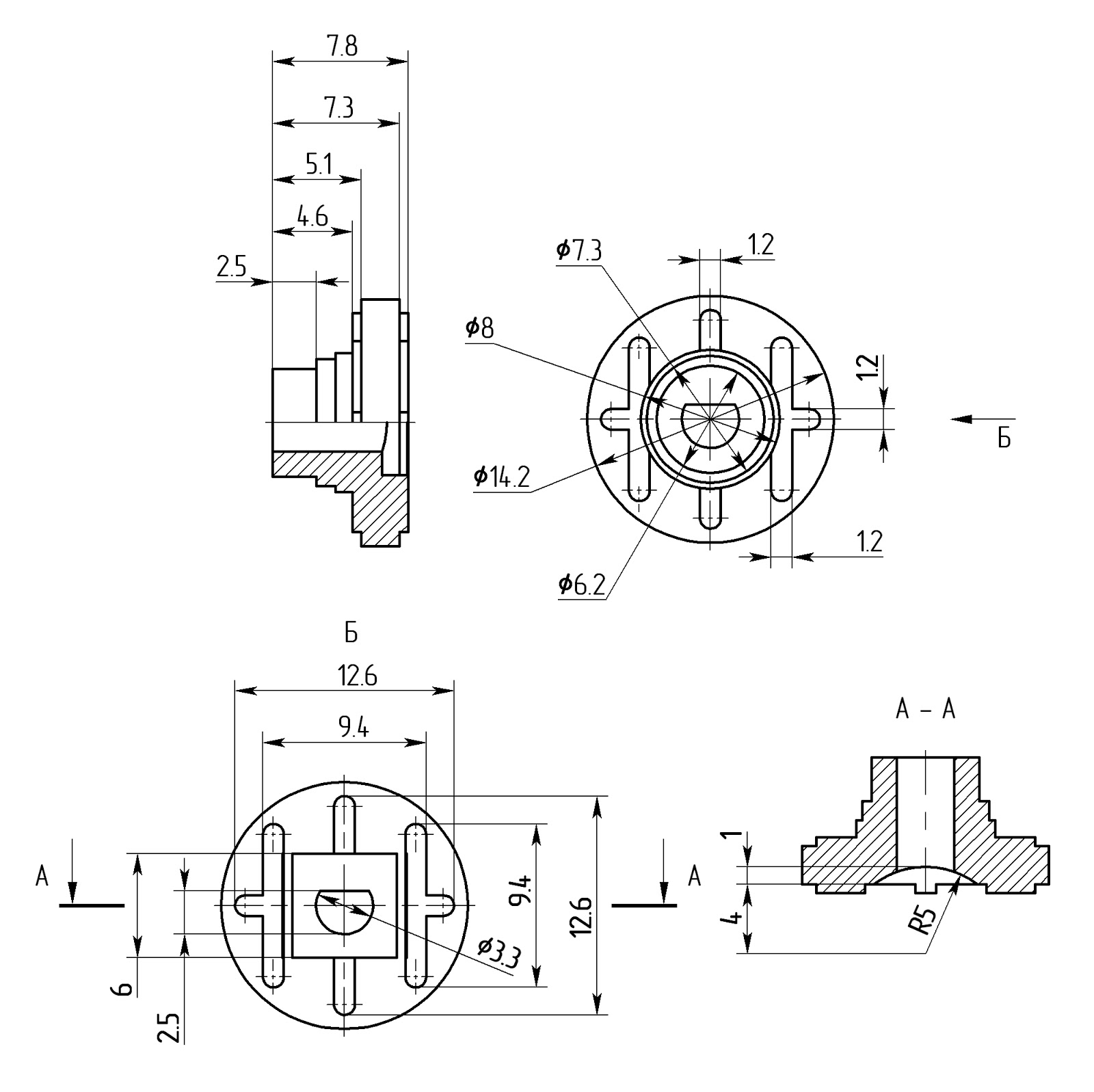 Cefius: Размеры деталей из 94 номера