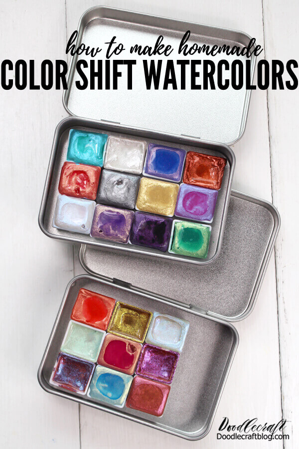 How to Make Color Shift Watercolors Tutorial