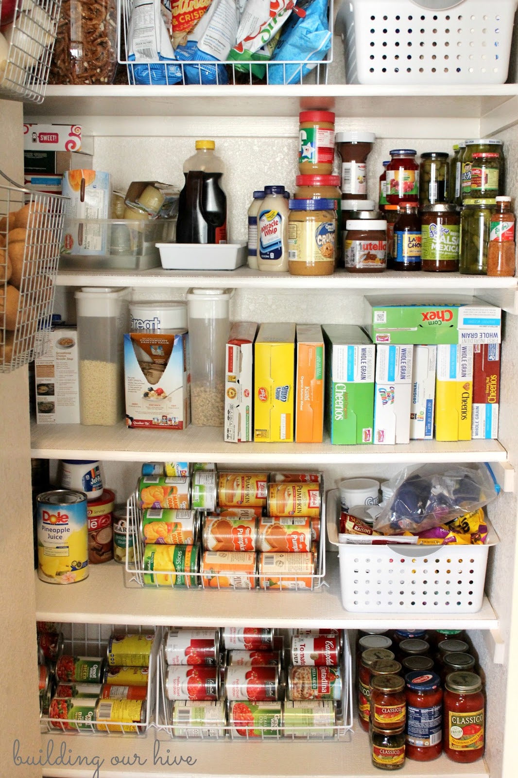 Building Our Hive Pantry Organization Storage Before After