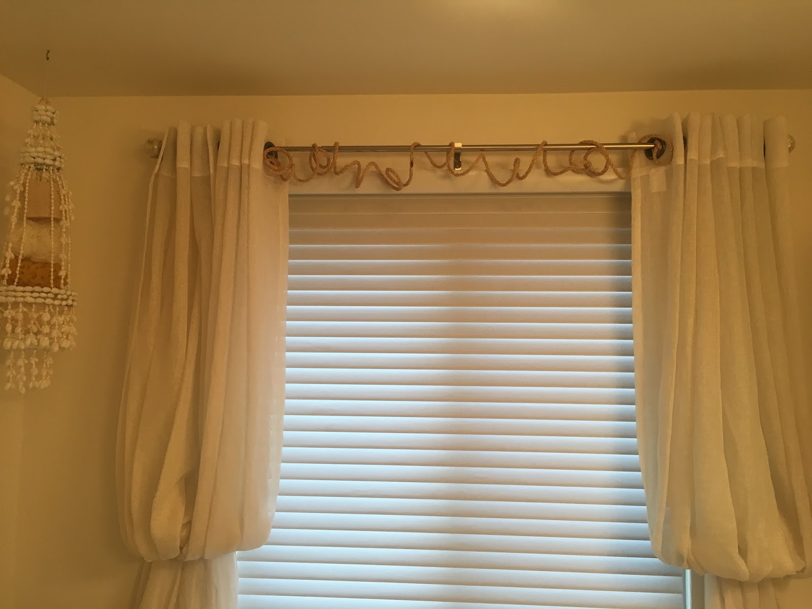 Make My Day Camp: Rope Covered Curtain Rod - yay or nay?