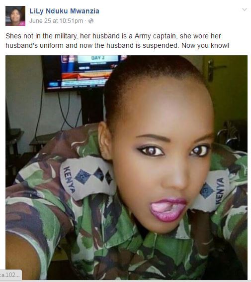 See The Girl Who Caused The Suspension Of A Senior Kenyan Military Official Kdf-beautiful-wife%2B%25281%2529