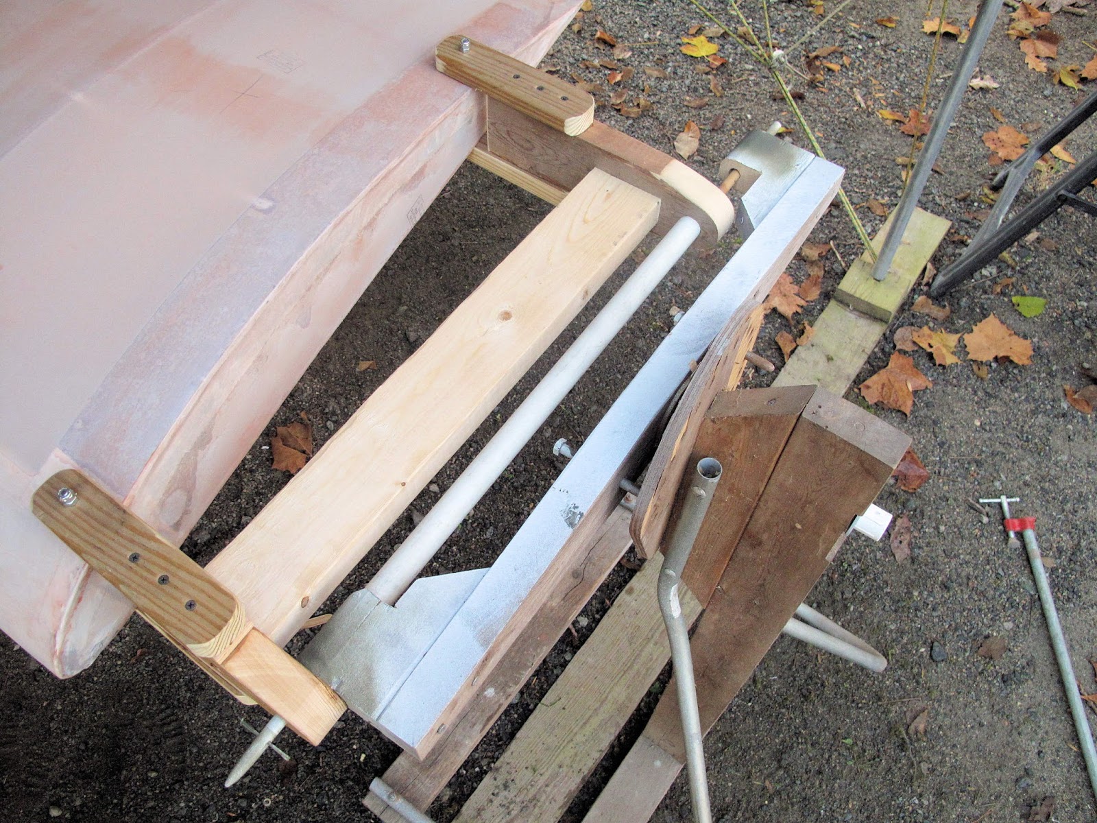 Fly Baby N4284C Memories and Adventures Cessna 140 Wing Stands