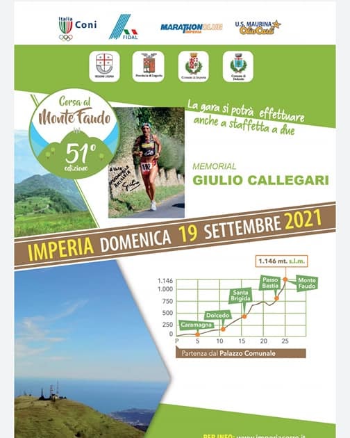 Genova di corsa Corsa al Monte Faudo locandina