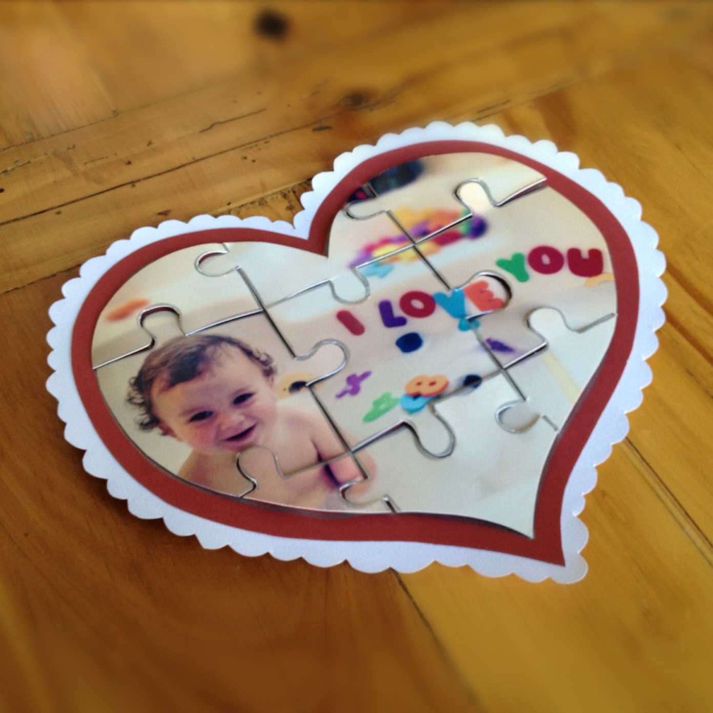 LIFE IS SWEET: Photo Puzzle Valentine