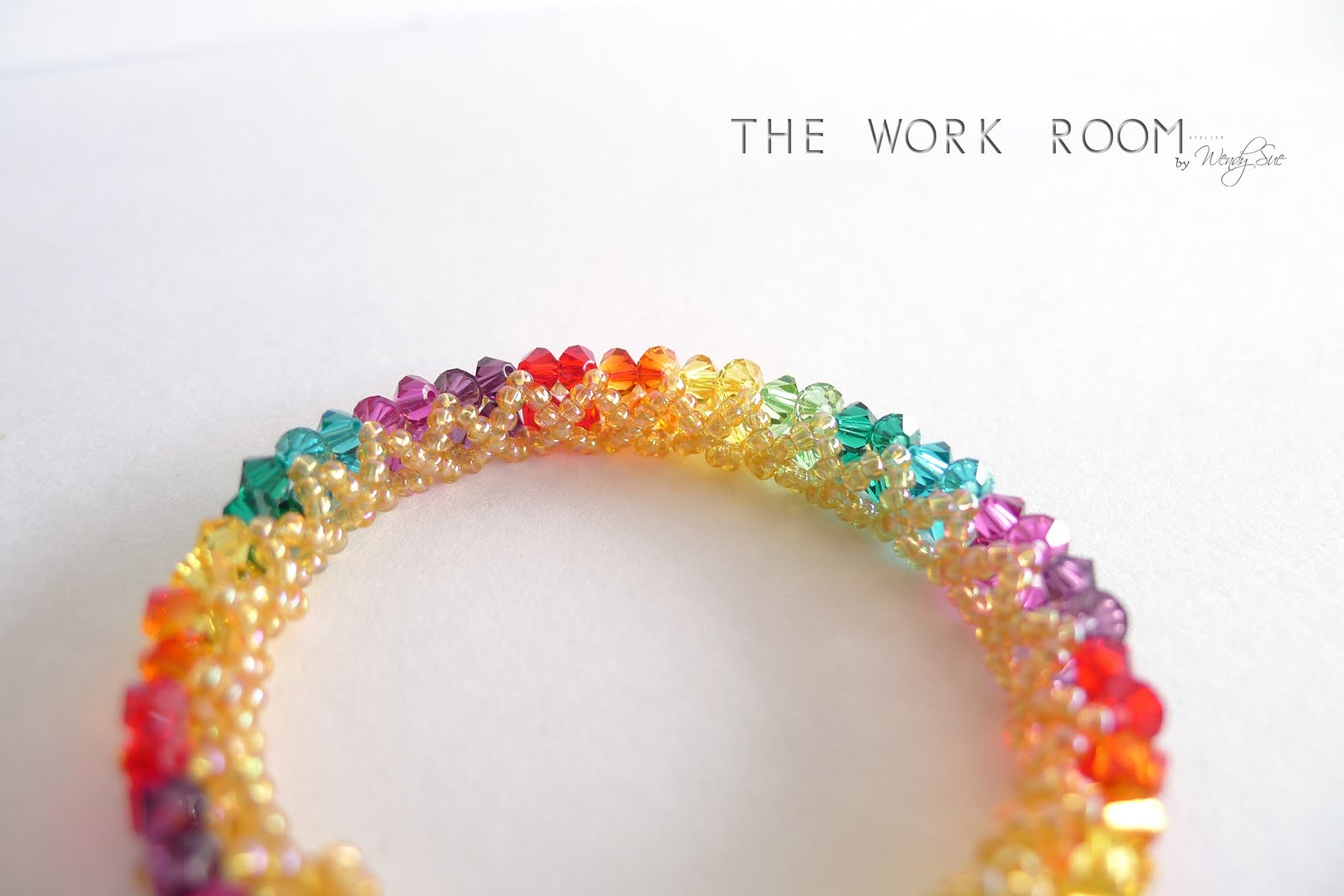 The Work Room TWR070 Rainbow Bangle Bracelet Tutorial