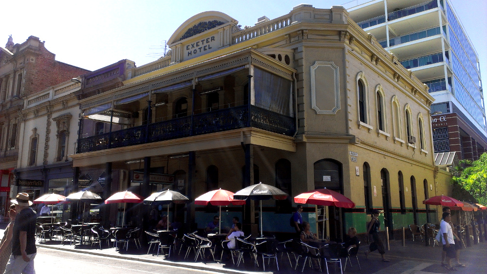 Sydney Pub List Foreign Correspondent Exeter Hotel, Adelaide