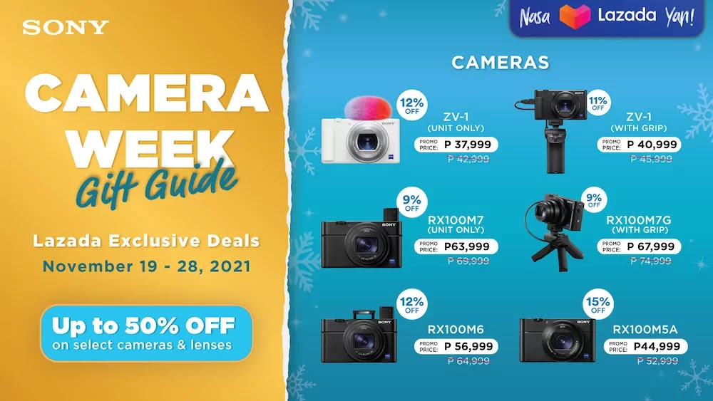 Sony Lazada Camera Week Discounts Sony Lazada Camera Week Discounts